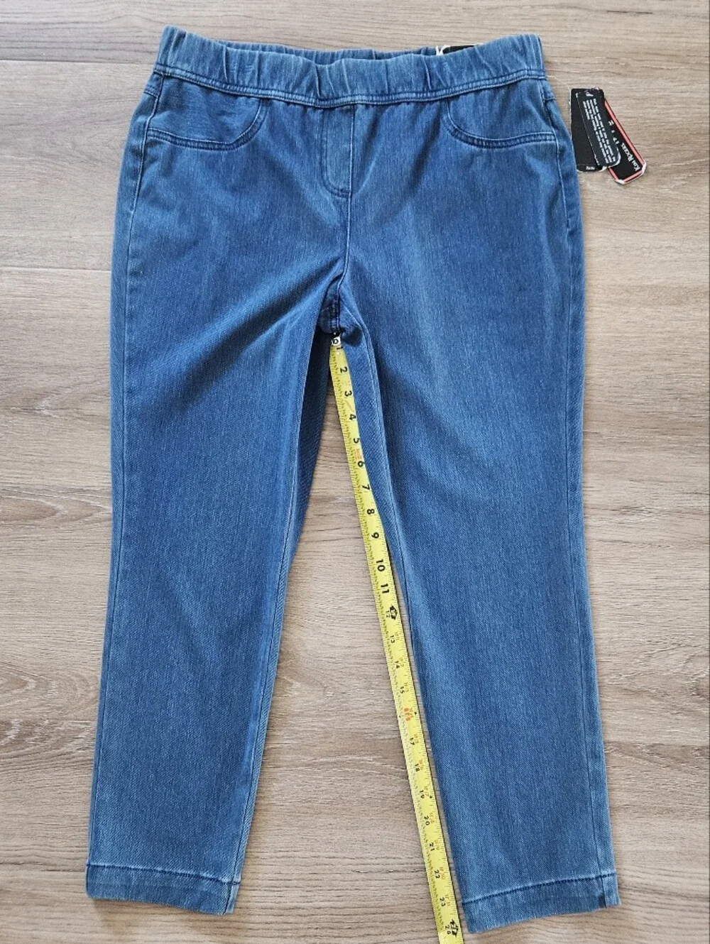 Kim Rogers Blue Stretch Denim Pants Size 14